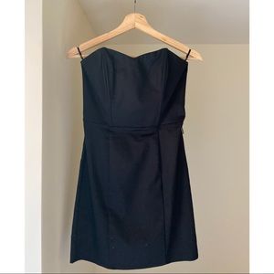 Forever 21 Black Strapless Mini Dress